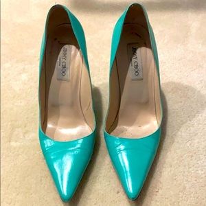 Jimmy Choo Turquoise Stilettos